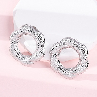304 Stainless Steel Stud Earrings for Women EJEW-K306-05P-1