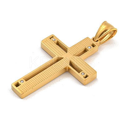 Ion Plating(IP) 304 Stainless Steel Pendants STAS-D110-18G-1