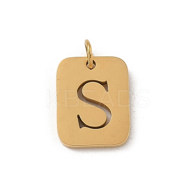 304 Stainless Steel Charms LS-STAS-R001-01G-S-1