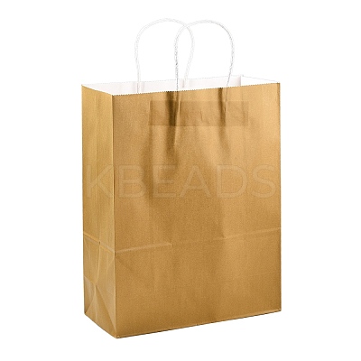 Pure Color Kraft Paper Bags AJEW-G020-D-06-1