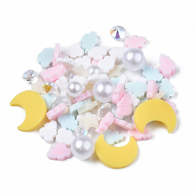 Handmade Polymer Clay Cabochons X-CLAY-N006-81-1