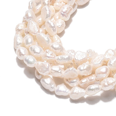 Natural Cultured Freshwater Pearl Beads Strands LS-PEAR-N014-03H-01-1