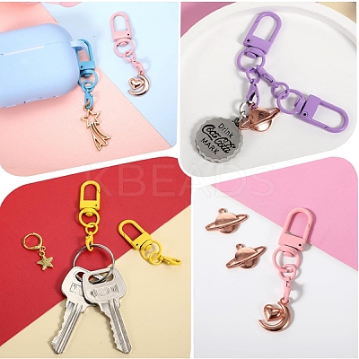 8Pcs Alloy Swivel Clasps KEYC-YW00195-1