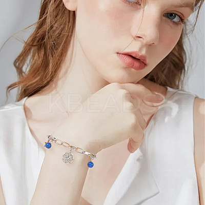 20Pcs Iron Cable Chain Bracelets for Women Men BJEW-SC0001-42-1