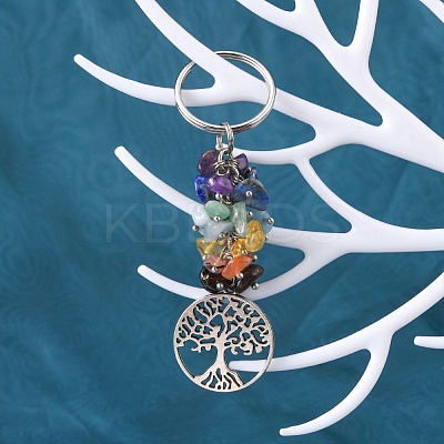 Natural Gemstone Keychain X-KEYC-JKC00163-02-1