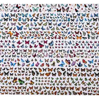 10 Style Transfer Foil Nail Art Stickers MRMJ-F012-04A-1