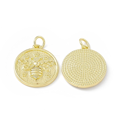 Rack Plating Brass Pendants KK-B065-21G-1