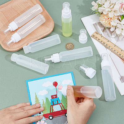 30Pcs Plastic Empty Refillable Squeeze Bottles AJEW-BC0008-92A-1