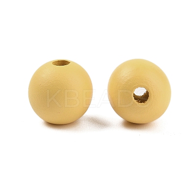 Wood European Beads WOOD-M014-01K-1