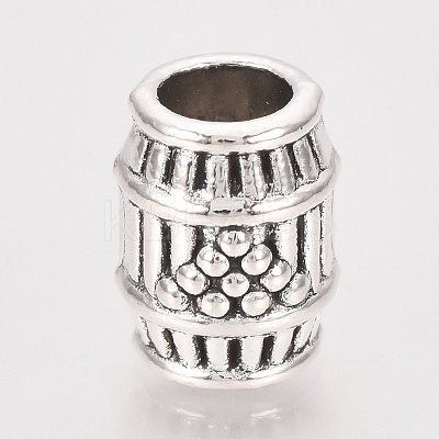 Tibetan Style Alloy European Beads X-TIBE-T011-12AS-FF-1
