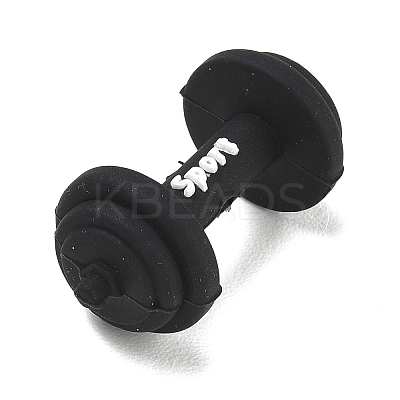 Gym Equipment Theme Silicone Focal Beads SL-CBAE849-03A-1