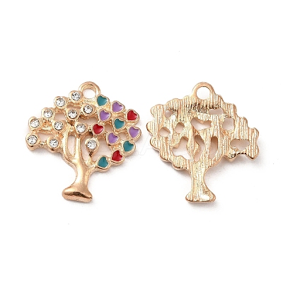 Alloy Enamel Pendants ENAM-Z006-02KCG-1