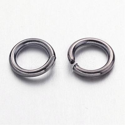 90pcs Brass Open Jump Rings X-JRC6MM-B-1