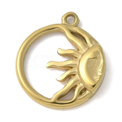 304 Stainless Steel Pendants LS-STAS-L277-02C-G-1