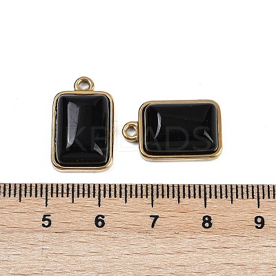 Natural Obsidian Pendants STAS-K291-04G-10-1