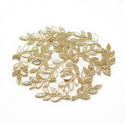 Brass Pendants KK-T032-098G-1