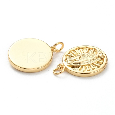 Brass Pendants KK-P200-09G-1