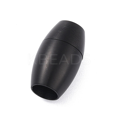 Ion Plating(IP) 304 Stainless Steel Magnetic Clasps with Glue-in Ends STAS-F276-01EB-1