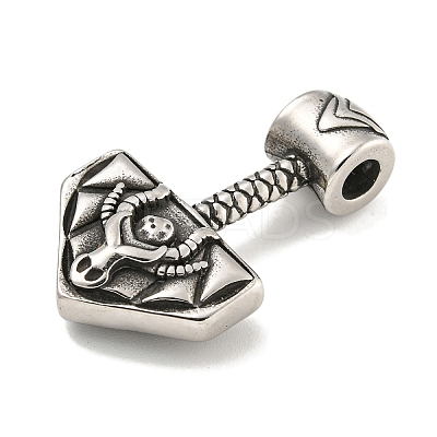 Viking 316 Surgical Stainless Steel Pendants STAS-E212-107AS-1