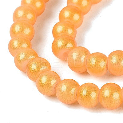 Baking Paint Glass Pearl Beads Strands DGLA-ZX001-05B-12-1
