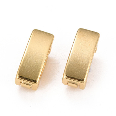 Eco-Friendly Brass Watch Band Clasps KK-M225-26G-D-1