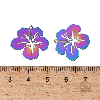 201 Stainless Steel Filigree Pendants SA-CBA28D4-01-1