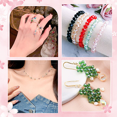 720pcs 12 Colors Eco-Friendly Transparent Acrylic Beads TACR-GO0001-01-1