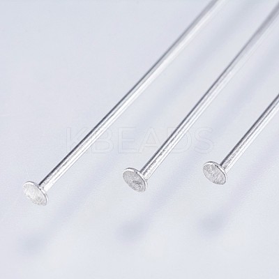Tarnish Resistant 304 Stainless Steel Flat Head Pins STAS-F145-07P-0.6x30mm-1