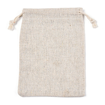 Cotton Packing Pouches Drawstring Bags ABAG-R011-10x14-1