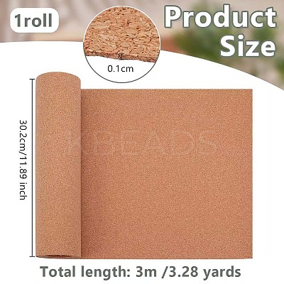 1 Roll 3M Cork Insulation Sheets AJEW-OC0014-34A-1