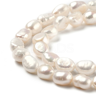Natural Cultured Freshwater Pearl Beads Strands PEAR-L033-31D-1