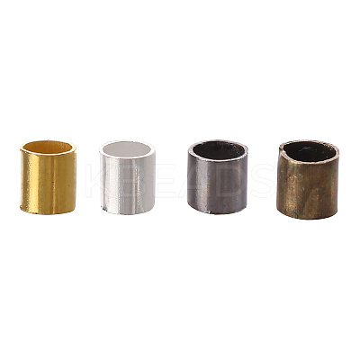 10.4G 4 Colors Brass Crimp Beads KK-YW0001-25-1