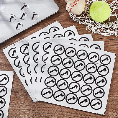 PVC Plastic Waterproof Stickers LS-DIY-WH0386-18E-1