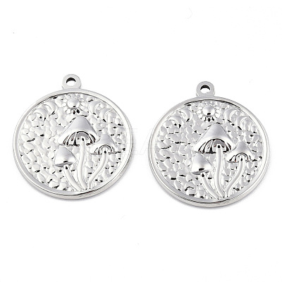 Non-Tarnish 201 Stainless Steel Pendants X-STAS-N098-143P-1