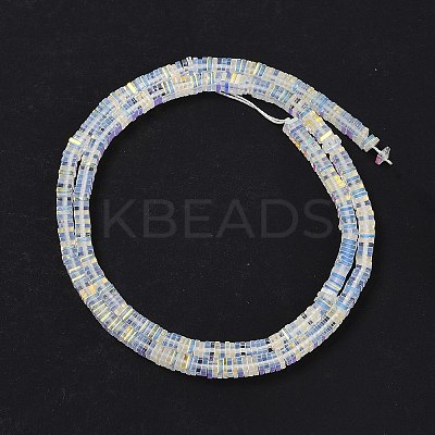 Electroplate Glass Beads Strands GLAA-B023-01A-15-1