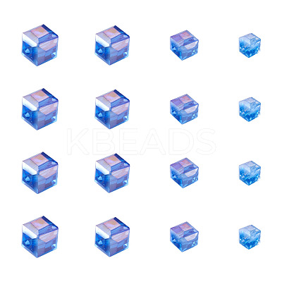 Electroplate Glass Beads Strands EGLA-TA0001-03C-1