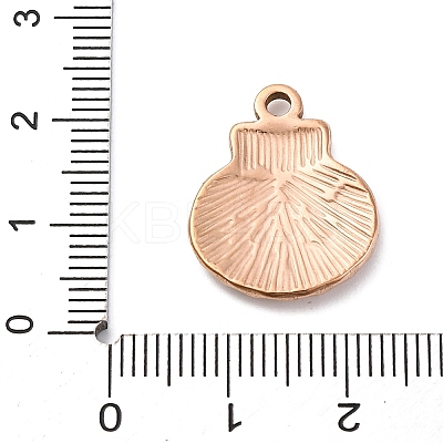 Ion Plating(IP) 304 Stainless Steel Pendants STAS-E182-15RG-1