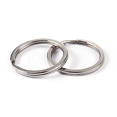 Tarnish Resistant 304 Stainless Steel Split Key Rings LS-STAS-G130-41P-1