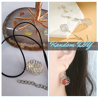 Iron Wire Pendants FIND-HY0001-75-1