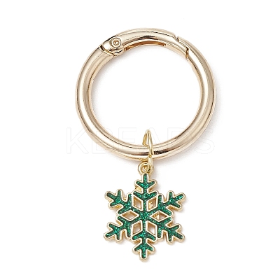 Christmas Alloy Enamel Shoe Charms HJEW-JM01093-1
