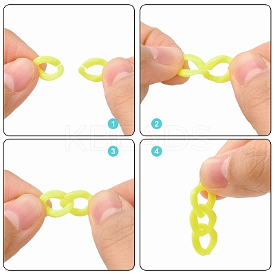 DIY Masks Chains Making Kits DIY-YW0002-74D-1