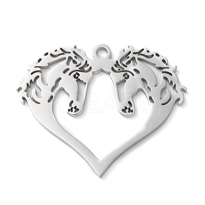 Non-Tarnish 304 Stainless Steel Pendants STAS-R116-10P-1