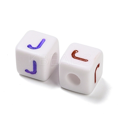 Opaque Acrylic Beads OACR-I022-01J-1