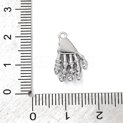 Brass Micro Pave Cubic Zirconia Pendants KK-D288-05P-1