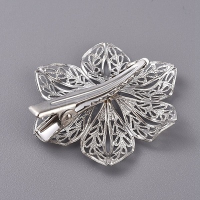 Hair Accessories Iron Alligator Hair Clip Findings IFIN-L035-03P-1