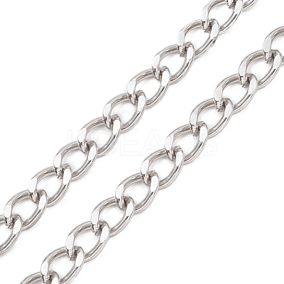 304 Stainless Steel Cross Tassel Pendant Chain Necklaces NJEW-JN05833-1