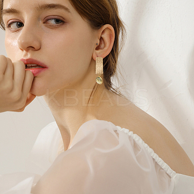 20Pcs 5 Colors 304 Stainless Steel Stud Earrings EJEW-CA0001-08-1
