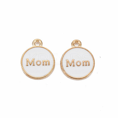 Mother's Day Alloy Enamel Charms ENAM-T016-11E-RS-1