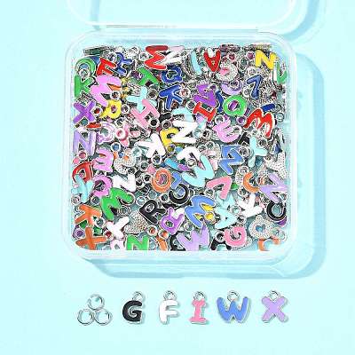 200Pcs Alloy Enamel Pendants FIND-FS0004-70-1