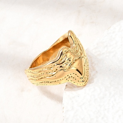 304 Stainless Steel Finger Rings SA-CBAD22F-01G-J-1